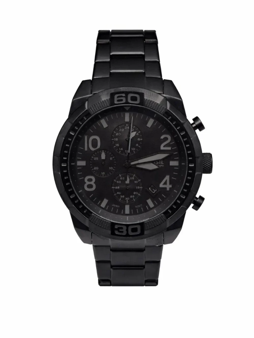 Fossil Bronson Men's Black Chronograph Watch FS5712